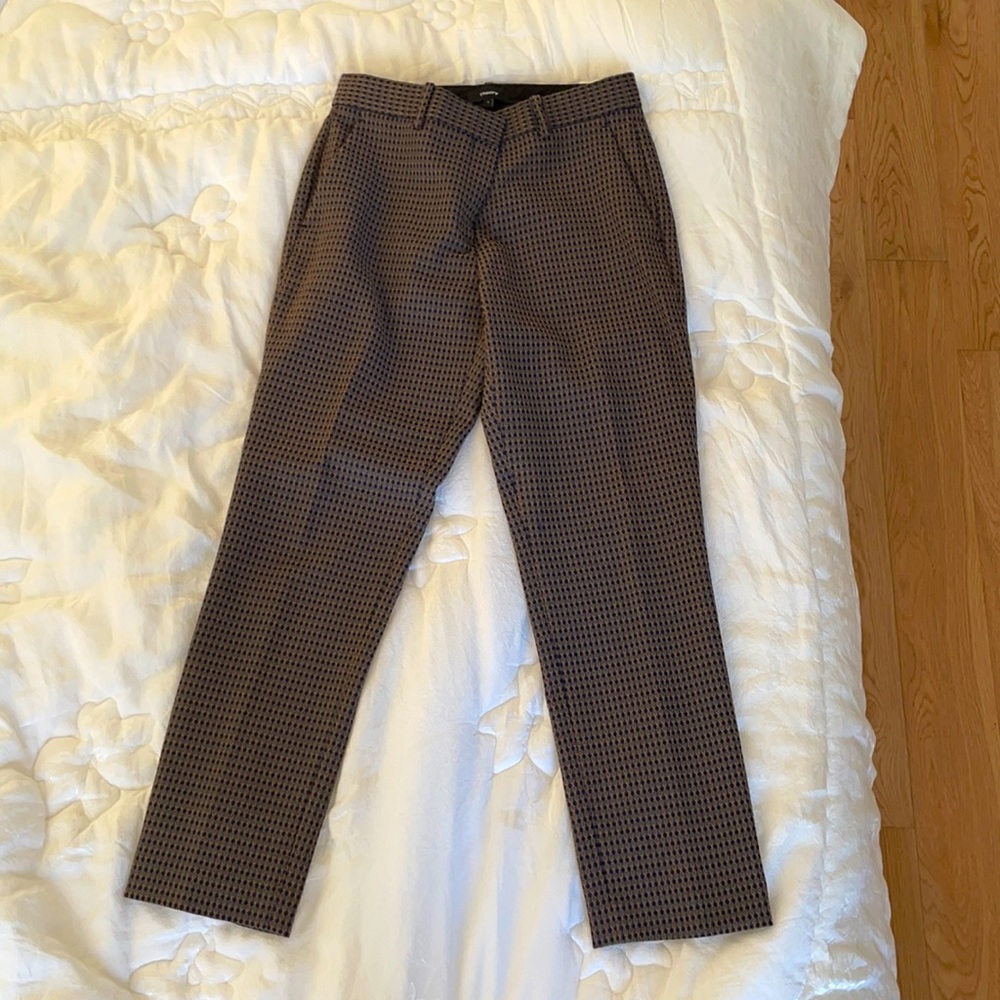 Theory women’s treeca dot jacquard trousers